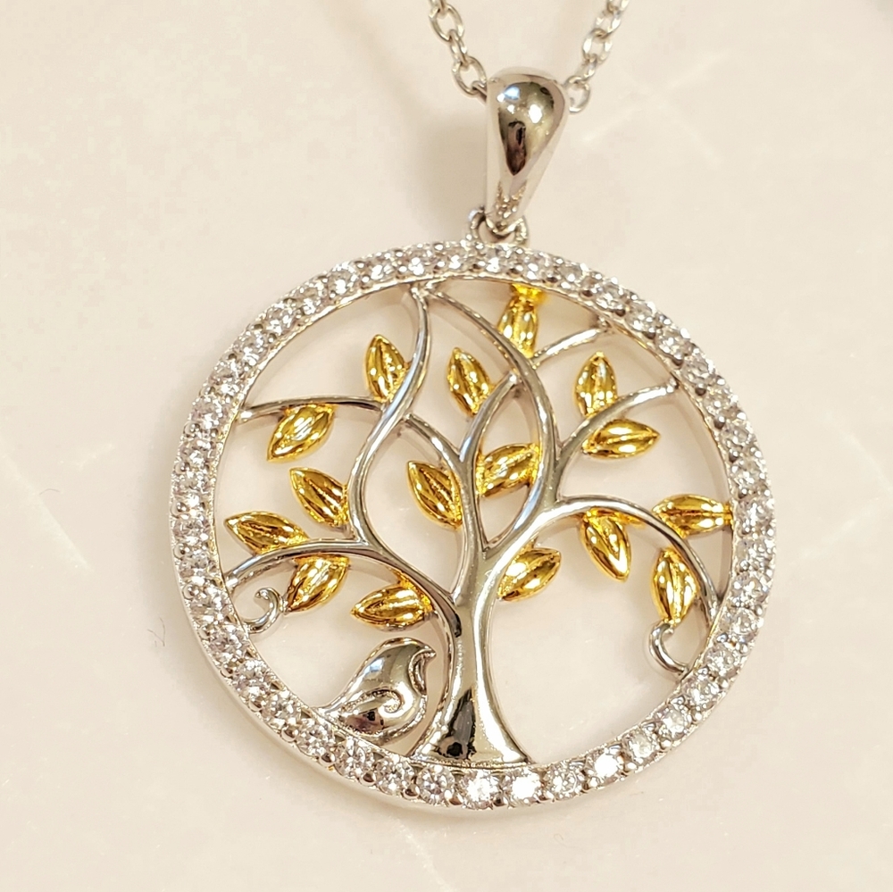 NEW Tree of Life with Cutie Bird Necklace - Picture 6 of 7